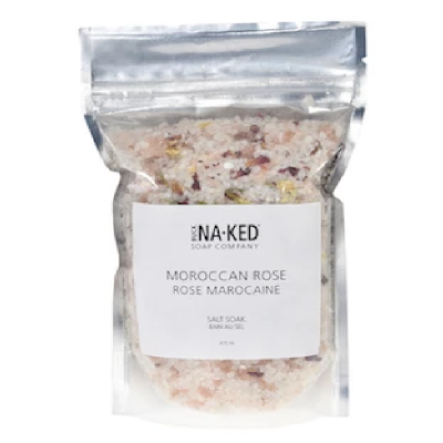 Moroccan Rose Salt Soak - Buck Naked 389ml